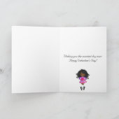 Irish Dance Valentijnsdag Rhinestone Heart Feestdagen Kaart (Binnen)