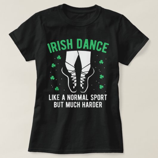 Irish Dance Women Girls dansen St Patricks Day Gi T-shirt (Design voorkant)