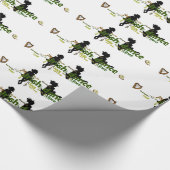 Irish Dance Wordle Wrapping Paper Cadeaupapier (Hoek)