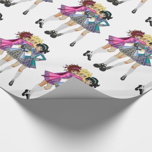 Irish Dance Wrapping Paper Cadeaupapier (Hoek)