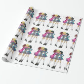 Irish Dance Wrapping Paper Cadeaupapier (Uitgerold)