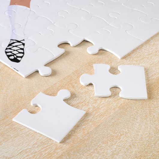 Irish Dancer Blonde in Blue Legpuzzel (Zijkant)