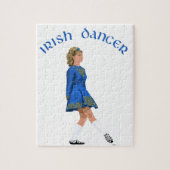 Irish Dancer Blonde in Blue Legpuzzel (Verticaal)