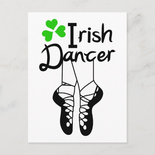 Irish Dancer Briefkaart (Voorkant)