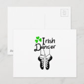 Irish Dancer Briefkaart (Voorkant / Achterkant)