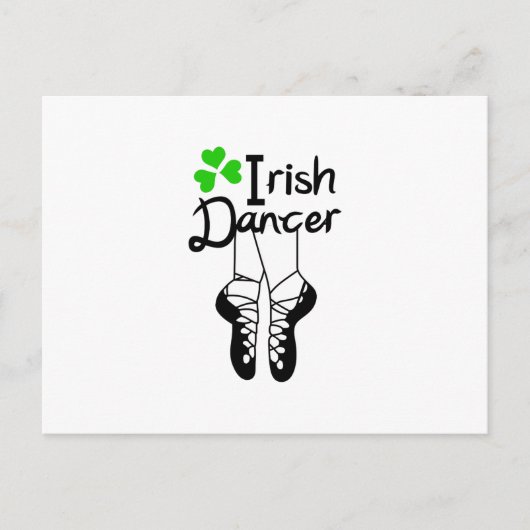 Irish Dancer Briefkaart (Voorkant)