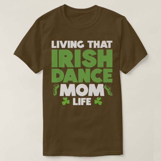Irish Dancer Ceili Reel Dance Feis Irish Step Danc T-shirt (Design voorkant)