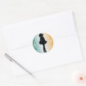 Irish Dancer Celtic Flag Sticker (Envelop)