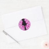 Irish Dancer Celtic Hot Pink Sticker (Envelop)