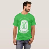 Irish Dancer Dress Custom Message Danser Gewaardee T-shirt (Voorkant volledig)