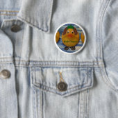 Irish Dancer Duck Ronde Button 5,7 Cm (In situ)
