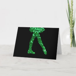 Irish Dancer Feestdagen Kaart