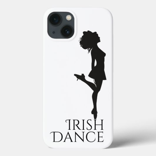 Irish Dancer Hard Shoe Black en White Dance Case-Mate iPhone Case (Achterkant)