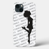 Irish Dancer Hard Shoe Black en White Dance Case-Mate iPhone Case (Achterkant)