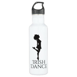 Irish Dancer Hard Shoe Black en White Dance Waterfles