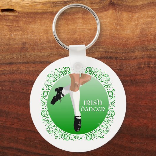 Irish Dancer Hard Shoe Sleutelhanger (Voorkant)