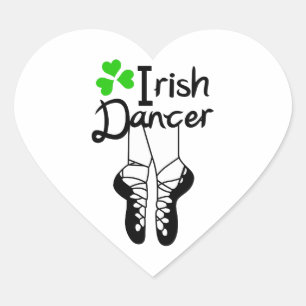 Irish Dancer Hart Sticker