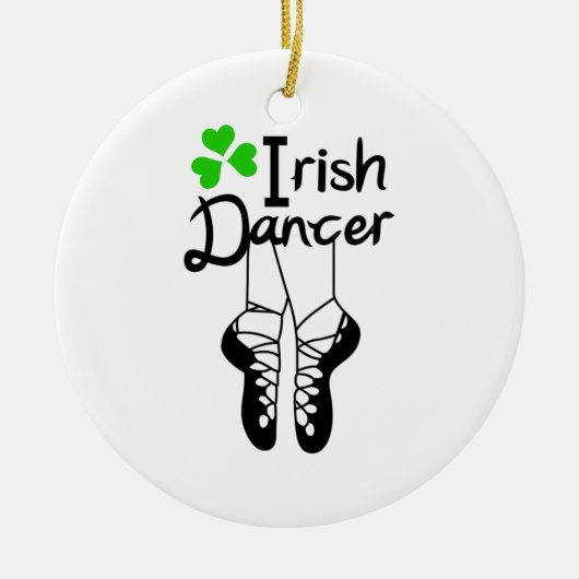 Irish Dancer Keramisch Ornament (Voorkant)