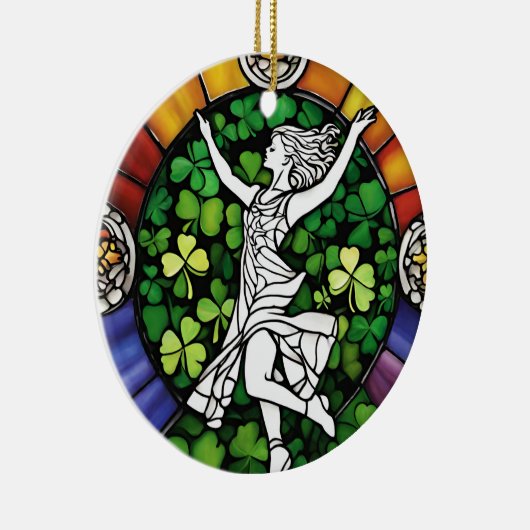 Irish Dancer Keramisch Ornament (Rechts)