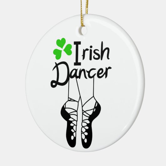 Irish Dancer Keramisch Ornament (Links)