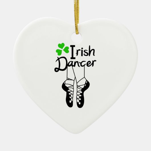 Irish Dancer Keramisch Ornament (Voorkant)