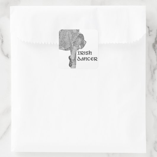 Irish Dancer Kick Skirt Sticker (Tas)