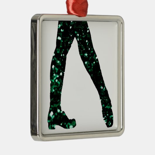 Irish Dancer Metalen Ornament (Rechts)