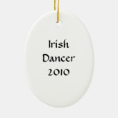 IRISH DANCER ORNAMENT (Achterkant)