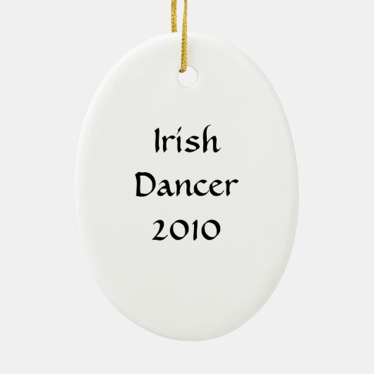 IRISH DANCER ORNAMENT (Achterkant)