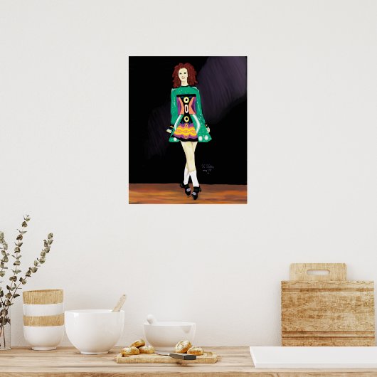 Irish Dancer poster (Keuken)