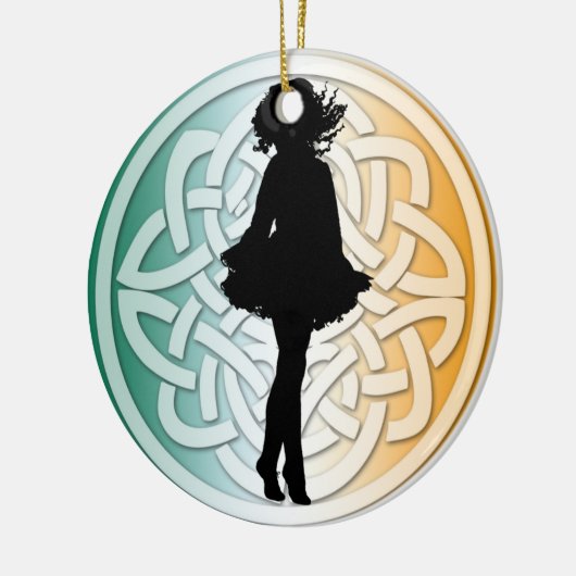Irish Dancer Traditional Ornament (Links)