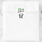 Irish Dancer Vierkante Sticker (Tas)