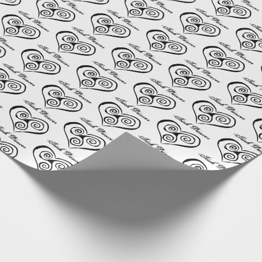 Irish Dancer Wrapping Paper Cadeaupapier (Hoek)