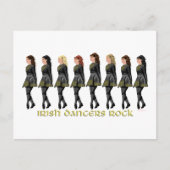 Irish Dancers Rock Briefkaart (Voorkant)