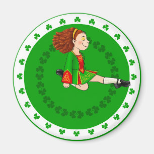 Irish Dancing Girl Magneet