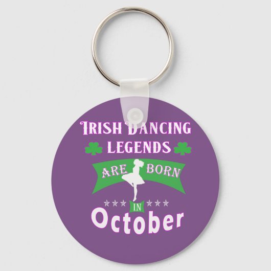 Irish Dancing legends are born in September Sleutelhanger (Voorkant)