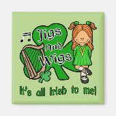 Irish Dancing Magnet (Voorkant)