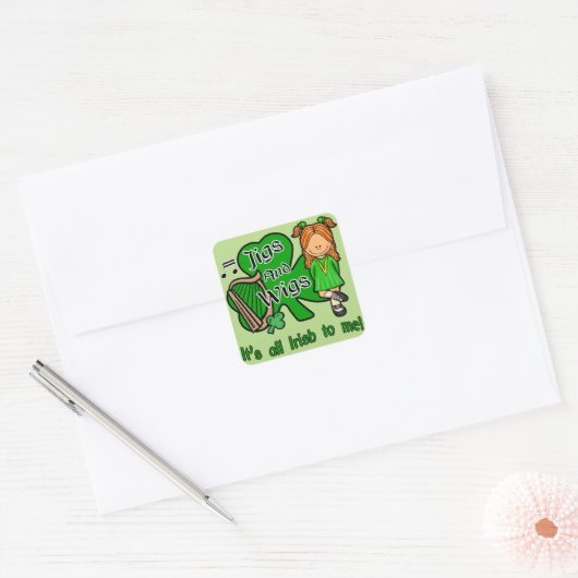 Irish Dancing Sticker (Envelop)