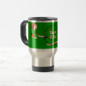 Irish Dancing Travel Mug Reisbeker (Voorkant links)