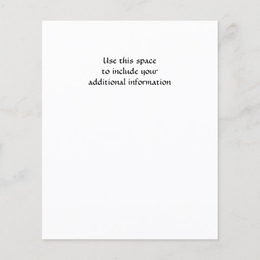 Irish Danser Dress Dance Overweging Flyer (Achterkant)