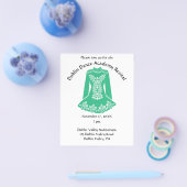 Irish Danser Dress Dance Overweging Flyer (Enkel)