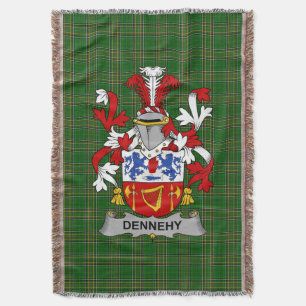 Irish Dennehy of O_Dennehy Wapenschild Familie Aut Deken