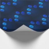 Irish Design Blue Crystal Cadeaupapier (Hoek)