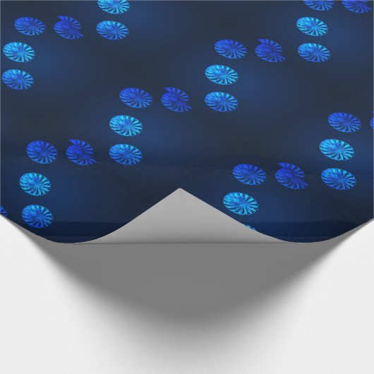 Irish Design Blue Crystal Cadeaupapier (Hoek)