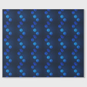 Irish Design Blue Crystal Cadeaupapier (Vlak)