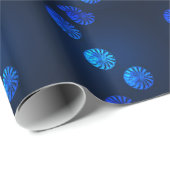 Irish Design Blue Crystal Cadeaupapier (Rol Hoek)