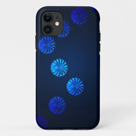 Irish Design Blue Crystal Case-Mate iPhone Case (Achterkant)
