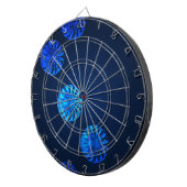 Irish Design Blue Crystal Dartbord (Voorkant Rechts)