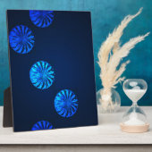 Irish Design Blue Crystal Fotoplaat (Zijkant)