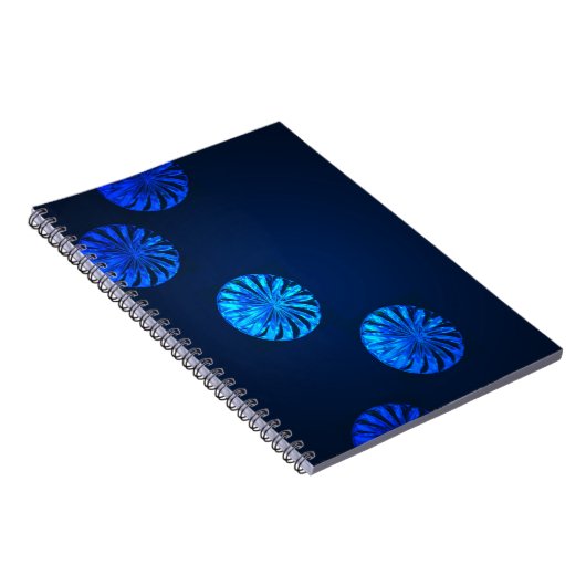 Irish Design Blue Crystal Notitieboek (Rechterzijde)